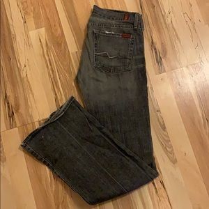 Medium grey wash 7 for all mankind jeans